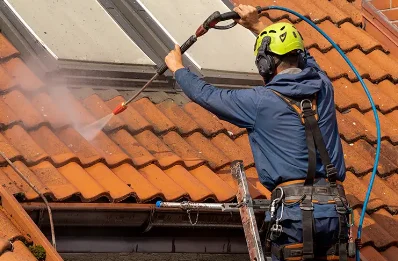 Démoussage et hydrofuge de toiture à Ébouleau